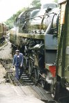 Bluebell Railway steam working on a train on preserved line Sheffield Park.jpg